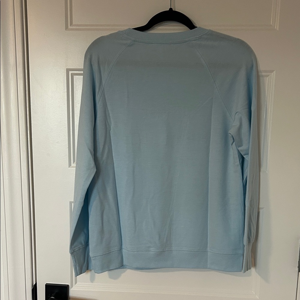 Workshop Republic Clothing Sky Blue 'Hello Weekend' Top - Picture 8 of 8